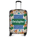 Math Lesson Suitcase - 24" Medium - Checked (Personalized)