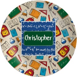 Math Lesson Melamine Plate (Personalized)