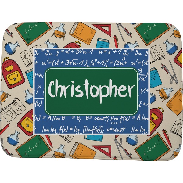 Custom Math Lesson Memory Foam Bath Mat - 48"x36" (Personalized)