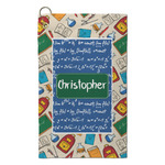 Math Lesson Microfiber Golf Towel - Small (Personalized)