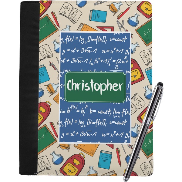 Custom Math Lesson Notebook Padfolio - Large w/ Name or Text
