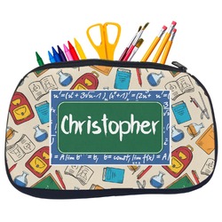 Math Lesson Neoprene Pencil Case - Medium w/ Name or Text