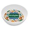 Math Lesson Melamine Bowl - Side and center