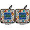 Math Lesson Pot Holders - Set of 2 APPROVAL