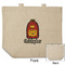 Math Lesson Reusable Cotton Grocery Bag - Front & Back View