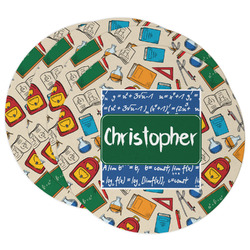 Math Lesson Round Paper Coasters w/ Name or Text