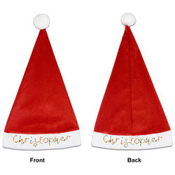 Math Lesson Santa Hat - Front & Back (Personalized)