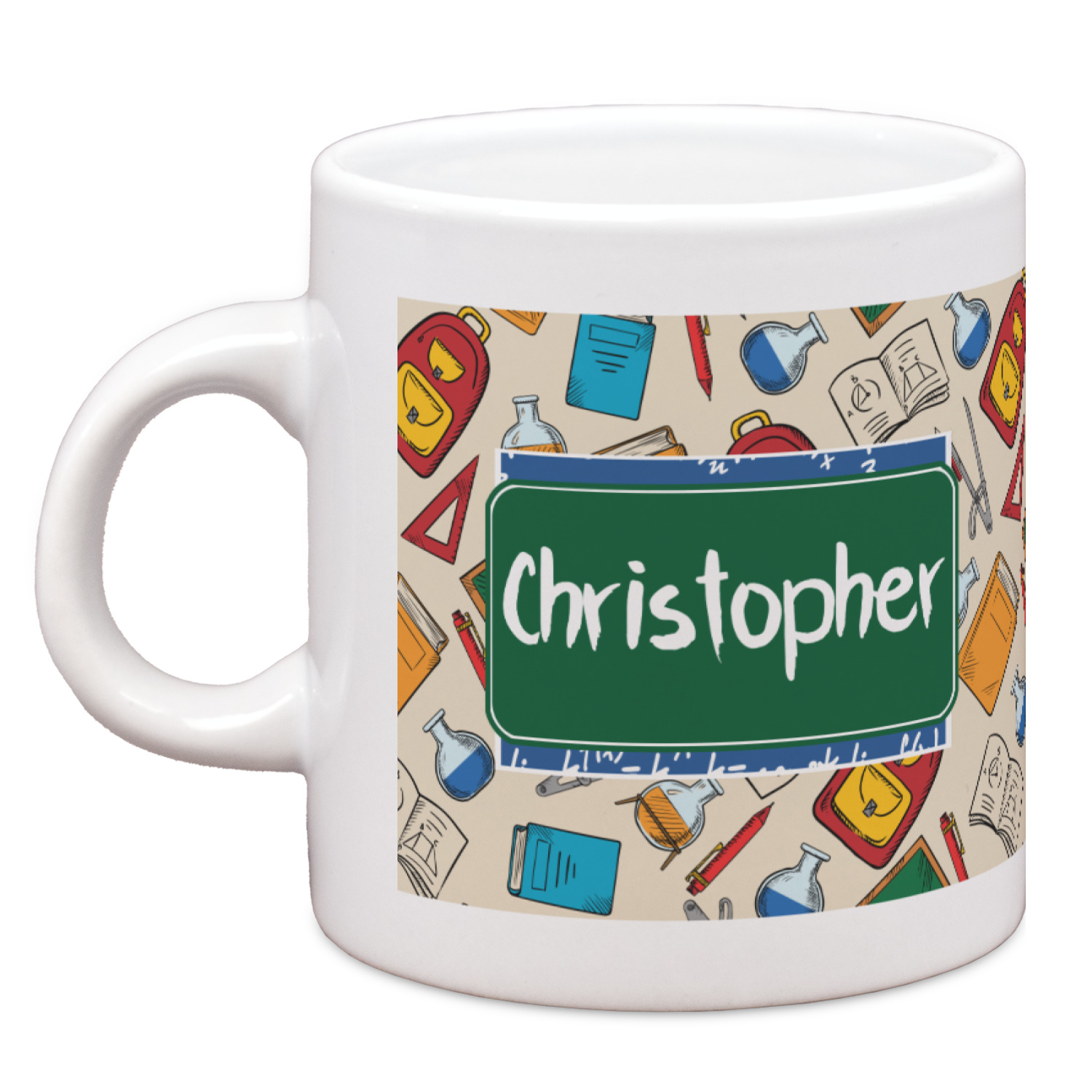 Math Lesson Design Custom Espresso Cup