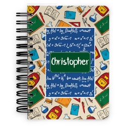 Math Lesson Spiral Notebook - 5x7 w/ Name or Text