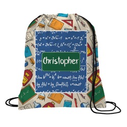 Math Lesson Drawstring Backpack - Medium (Personalized)