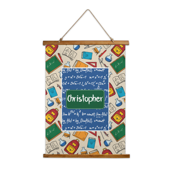 Custom Math Lesson Wall Hanging Tapestry - Tall (Personalized)