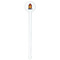 Math Lesson White Plastic 7" Stir Stick - Round - Single Stick