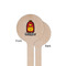 Math Lesson Wooden 6" Stir Stick - Round - Single Sided - Front & Back