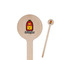 Math Lesson Wooden 7.5" Stir Stick - Round - Closeup