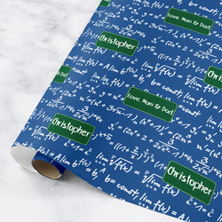 Math Lesson Wrapping Paper Roll - Medium (Personalized)