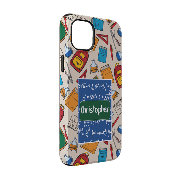 Custom Math Lesson iPhone Case - Rubber Lined - iPhone 14 Pro (Personalized)