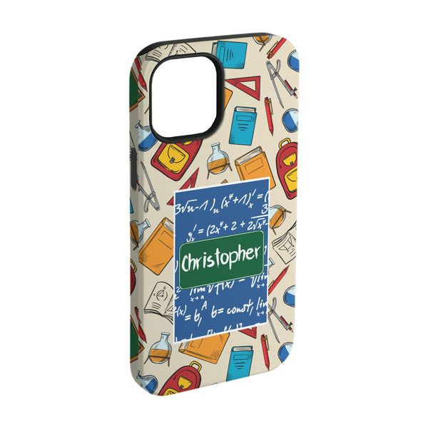 Custom Math Lesson iPhone Case - Rubber Lined - iPhone 15 Pro (Personalized)