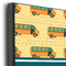 School Bus 11x14 Wood Print - Closeup