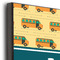 School Bus 12x12 Wood Print - Closeup