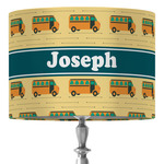 School Bus 16" Drum Lamp Shade - Fabric (Personalized)