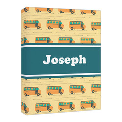 School Bus Canvas Print - 16x20 (Personalized)