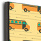 School Bus 16x20 Wood Print - Closeup