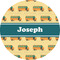 School Bus 2" Multipurpose Round Labels - Single Sticker