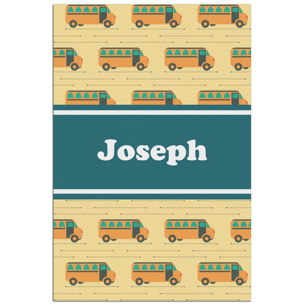 Custom School Bus Poster - Matte - 24x36 (Personalized)