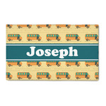 School Bus 3' x 5' Indoor Area Rug (Personalized)