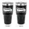 School Bus 30 oz Stainless Steel Ringneck Tumblers - Black - Double Sided - APPROVAL