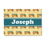 School Bus 4' x 6' Indoor Area Rug (Personalized)