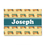 School Bus 4' x 6' Patio Rug (Personalized)