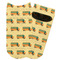 School Bus Adult Ankle Socks - Single Pair - Front and Back