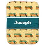 School Bus Baby Swaddling Blanket (Personalized)