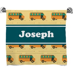 School Bus Bath Towel (Personalized)