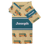 School Bus Bath Towel Set - 3 Pcs (Personalized)