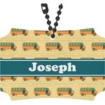 School Bus Rear View Mirror Ornament (Personalized)