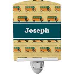 School Bus Ceramic Night Light (Personalized)