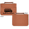 School Bus Cognac Leatherette Bible Covers - Small Single Sided Apvl