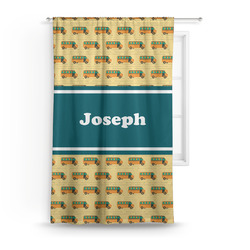 School Bus Curtain Panel - Custom Size (Personalized)