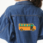 School Bus Large Custom Shape Patch - 2XL