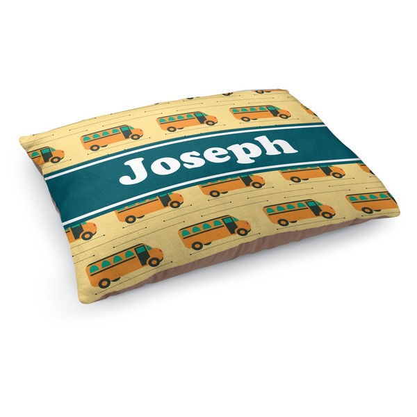 Custom School Bus Dog Bed - Medium w/ Name or Text