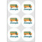 School Bus Drink Topper - XLarge - Set of 6