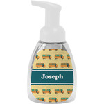 School Bus Foam Soap Bottle - White (Personalized)