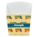 School Bus French Fry Favor Boxes (Personalized)