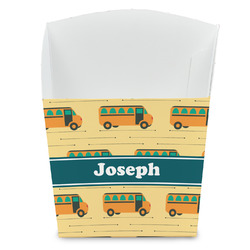 School Bus French Fry Favor Boxes (Personalized)