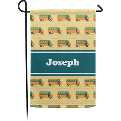 School Bus Garden Flag (Personalized)