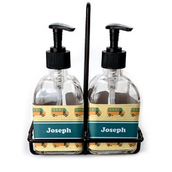 School Bus Glass Soap & Lotion Bottles (Personalized)