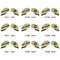 School Bus Golf Club Covers - APPROVAL (set of 9)