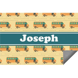 School Bus Indoor / Outdoor Rug - 2'x3' (Personalized)